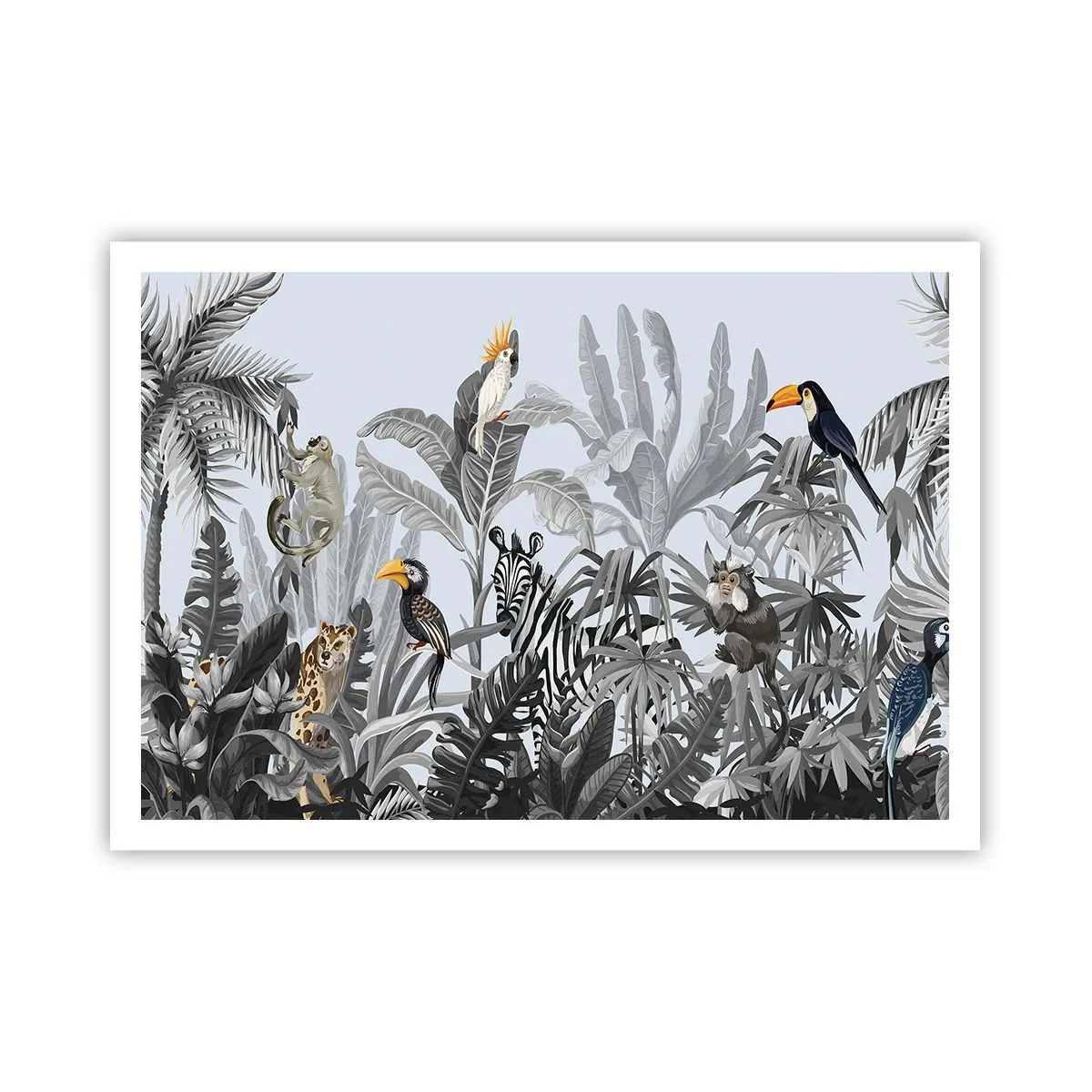 Plakat - En afrikansk fabel - 100x70 cm