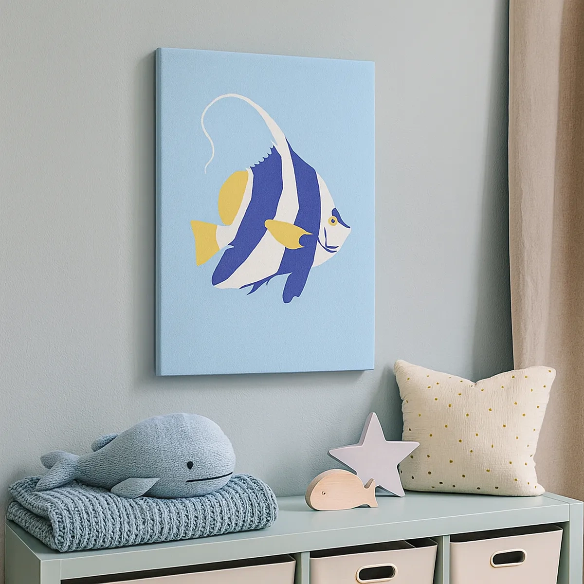 Lærredstryk - Billede på lærred - Savner tropisk vand - 50x70 cm