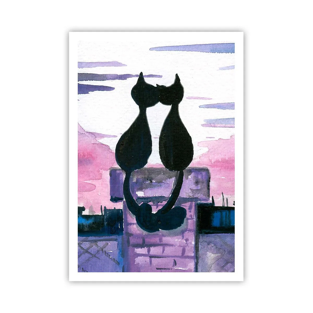 Plakat - Rendez-vous under månen - 70x100 cm