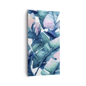 Lærredstryk - Billede på lærred - I en bananlund - 65x120 cm