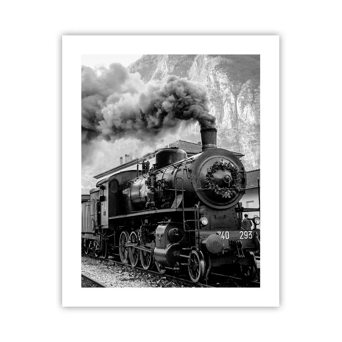 Plakat - Står på stationen... - 40x50 cm
