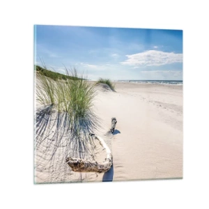 Billede på glas - Den smukkeste? Baltisk - 70x70 cm