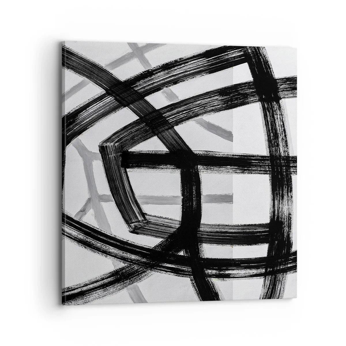 Lærredstryk - Billede på lærred - Opbygning af dybde - 70x70 cm