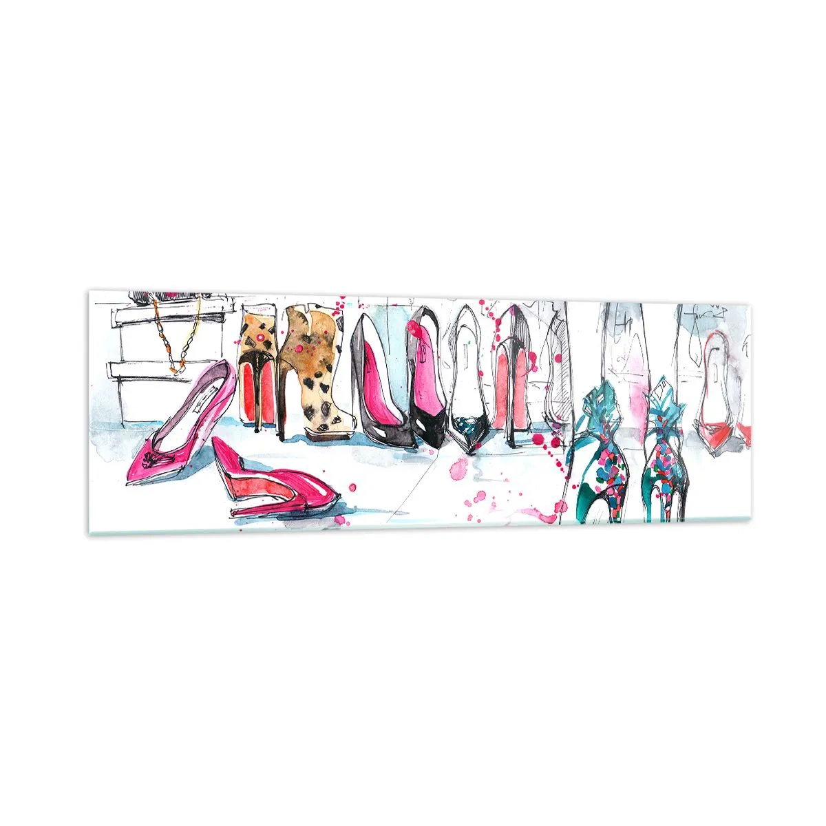 Billede på glas - Sesam, åbn dig - 160x50 cm