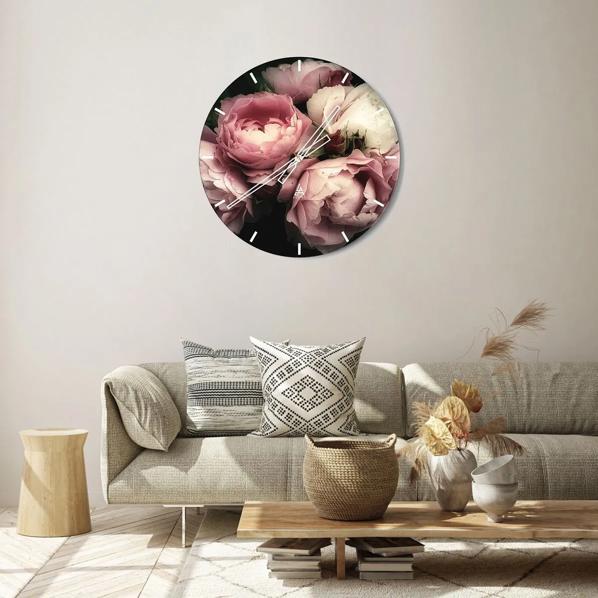 Vægur, Uret - Belle epoque charme - 40x40 cm