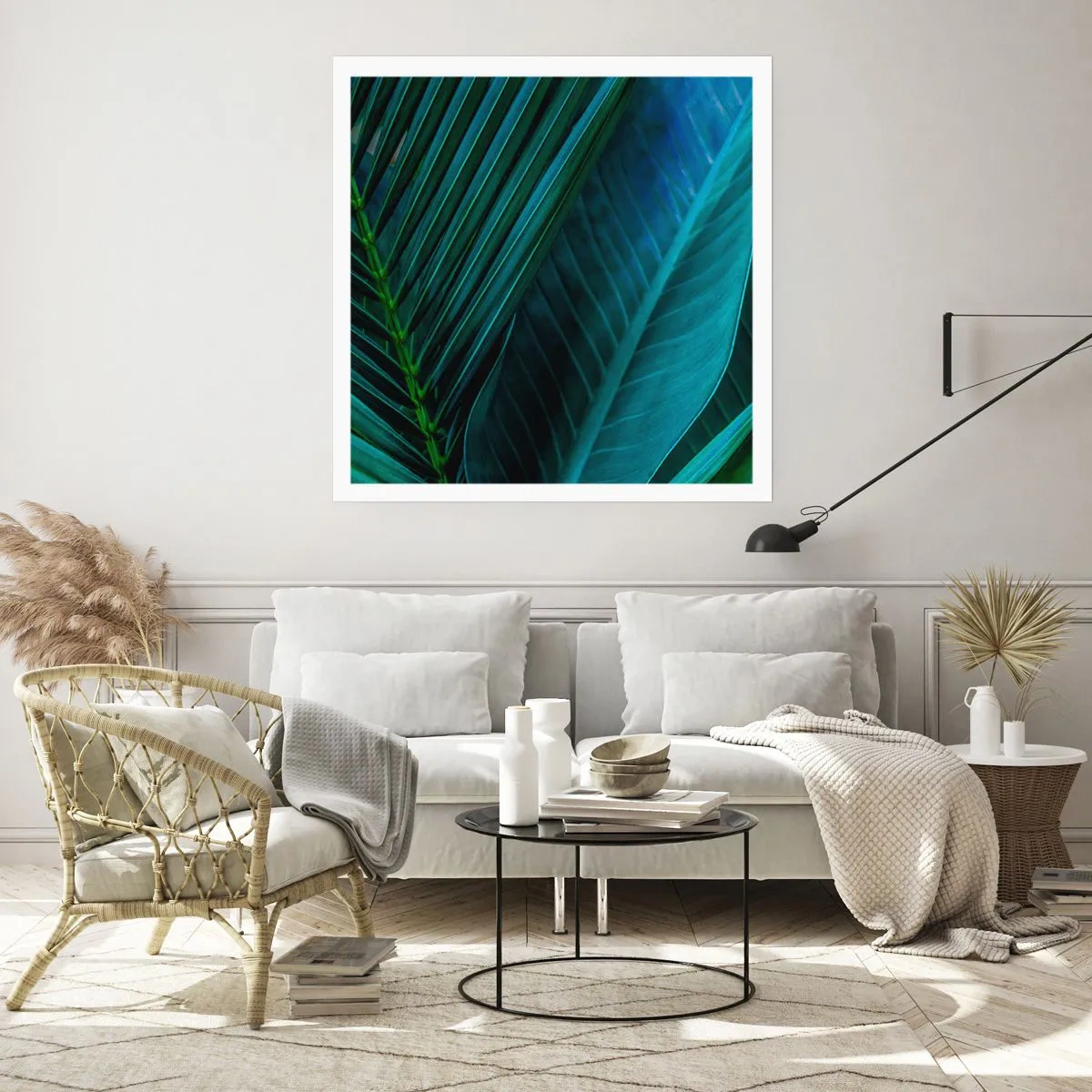 Plakat - Anatomi af en grøn - 60x60 cm