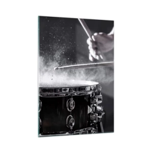 Billede på glas - Musikkens puls - 50x70 cm