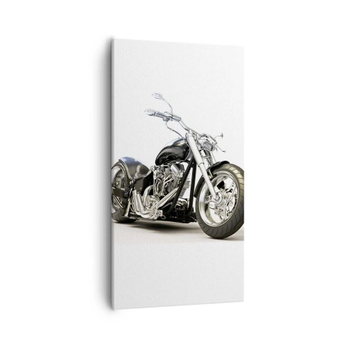 Lærredstryk - Billede på lærred - Styrke med karakter - 55x100 cm