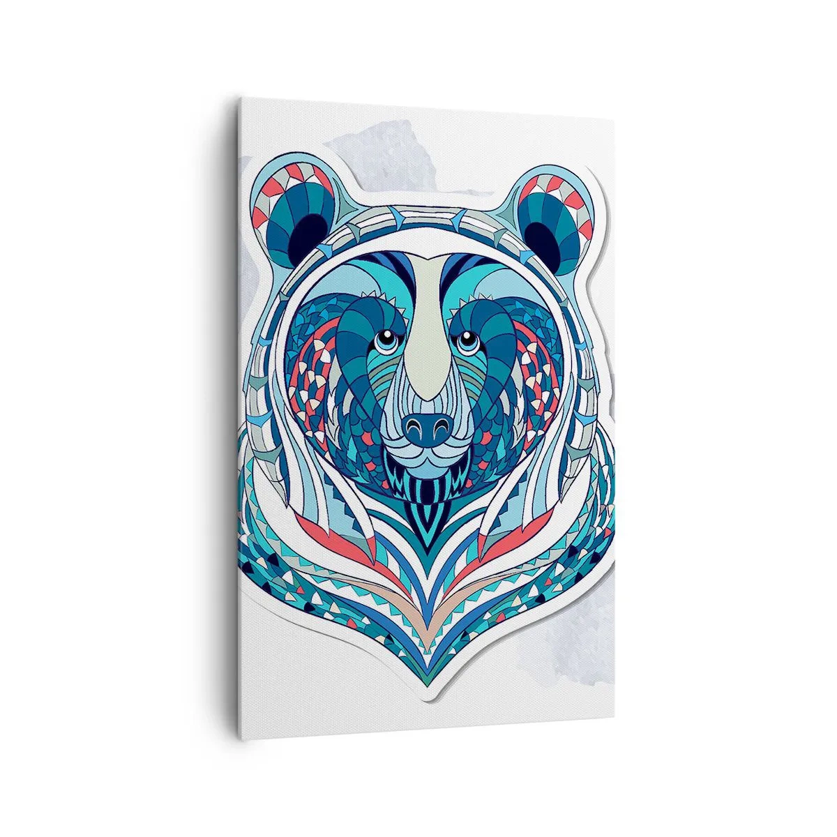 Lærredstryk - Billede på lærred - Eviva Grønland! - 80x120 cm