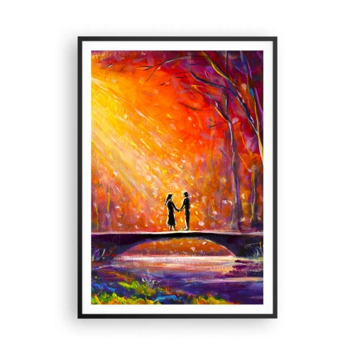 Plakat i sort ramme - Himlen elsker dem også - 70x100 cm