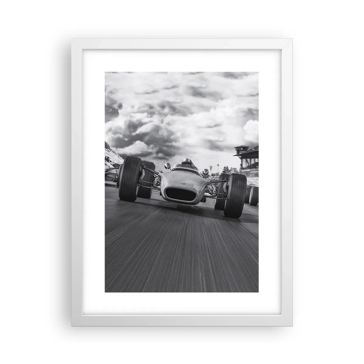 Plakat i hvid ramme - Der er kraft! - 30x40 cm