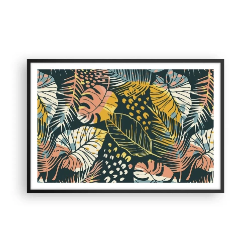 Plakat i sort ramme - Løvrig fantasi - 91x61 cm