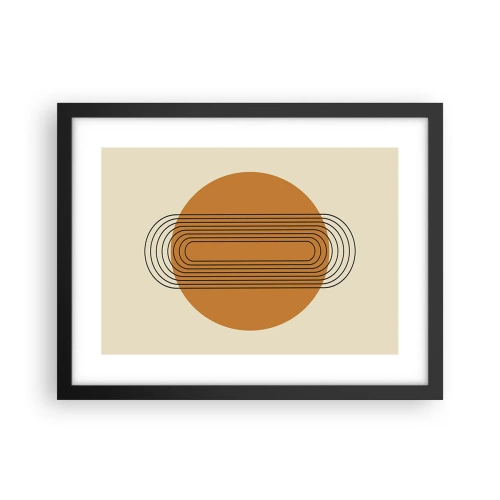 Plakat i sort ramme - Den perfekte plan - 40x30 cm