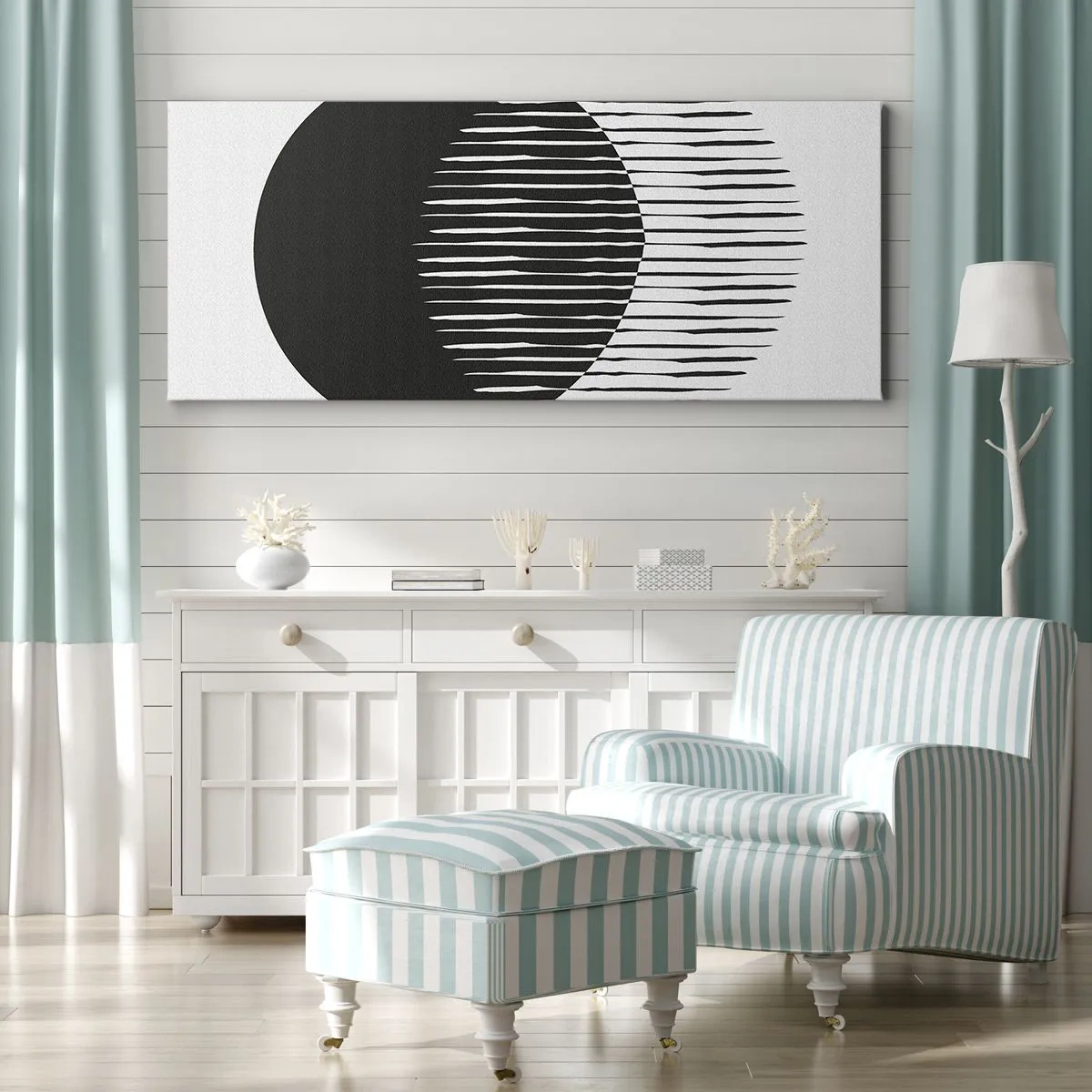 Lærredstryk - Billede på lærred - Hans alter ego - 100x40 cm