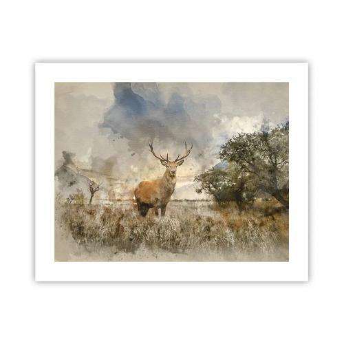 Plakat - Værdighed - styrke - værdighed - 50x40 cm