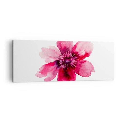 Lærredstryk - Billede på lærred - Karminduftende kys - 140x50 cm