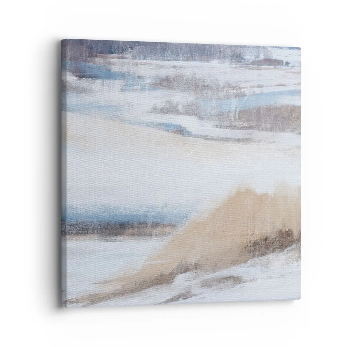 Lærredstryk - Billede på lærred - Vinterkomposition - 30x30 cm