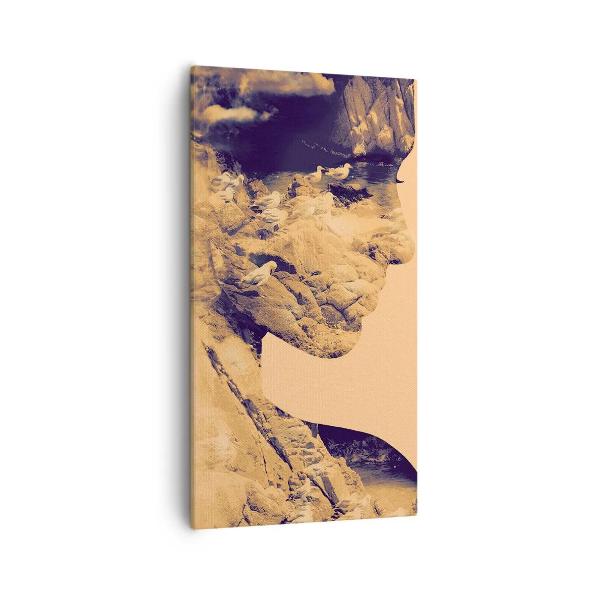 Lærredstryk - Billede på lærred - Smuk af natur - 55x100 cm