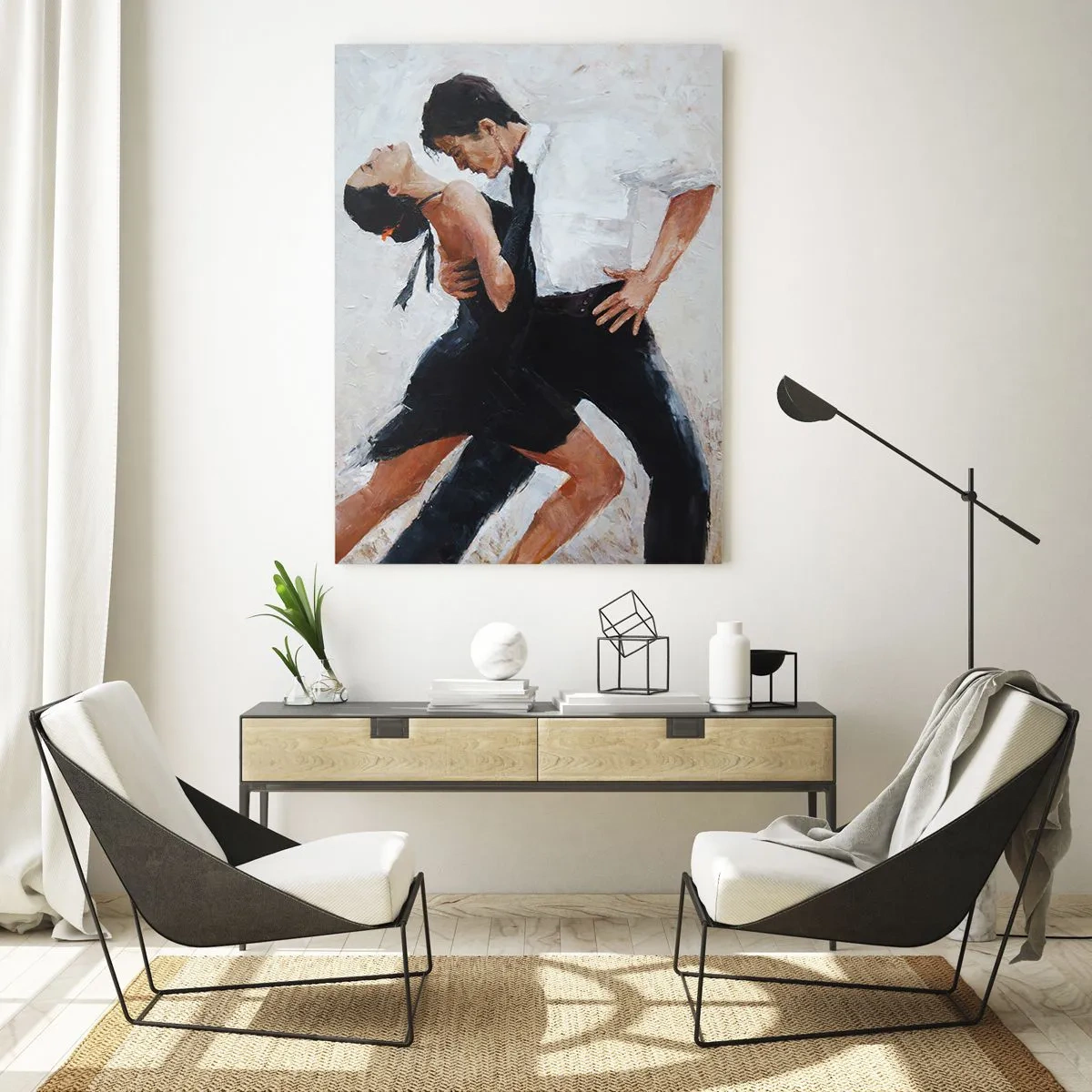 Billede på glas - Mine drømmes tango - 50x70 cm