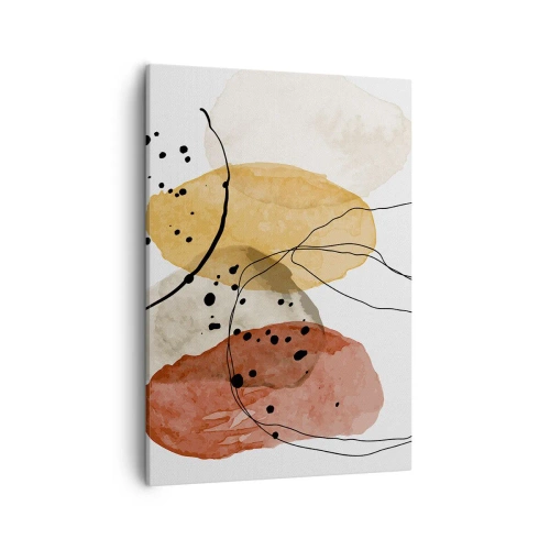 Lærredstryk - Billede på lærred - Som lys, klar luft - 50x70 cm