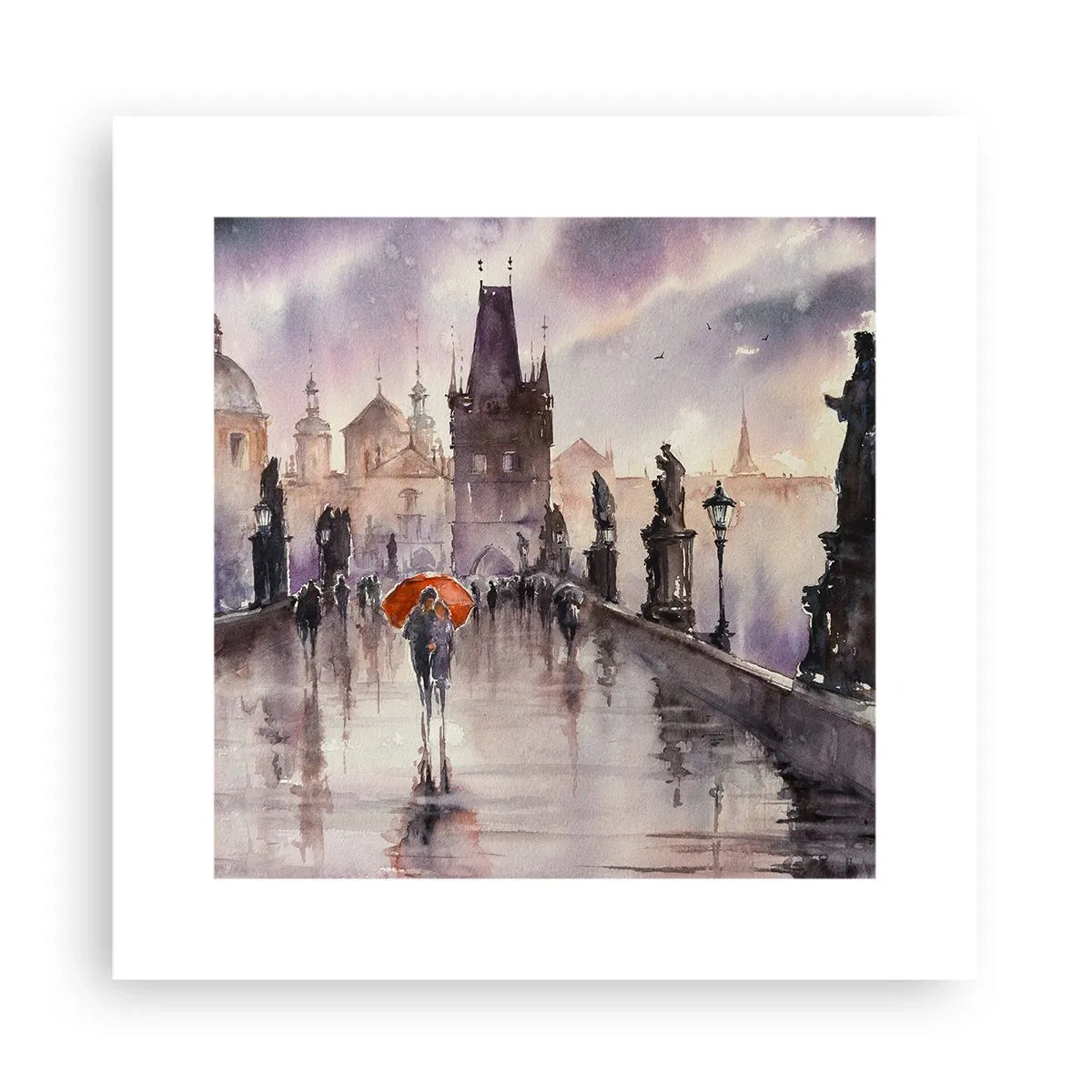 Plakat - Folk forandrer sig ikke - 30x30 cm