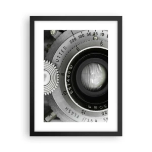 Plakat i sort ramme - Historien om Hollywood - 30x40 cm