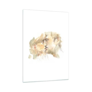 Billede på glas - Den fundne halvdel? - 50x70 cm