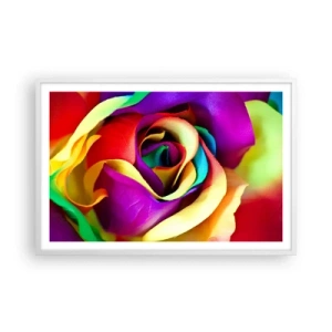 Plakat i hvid ramme - Dette er umuligt - 91x61 cm