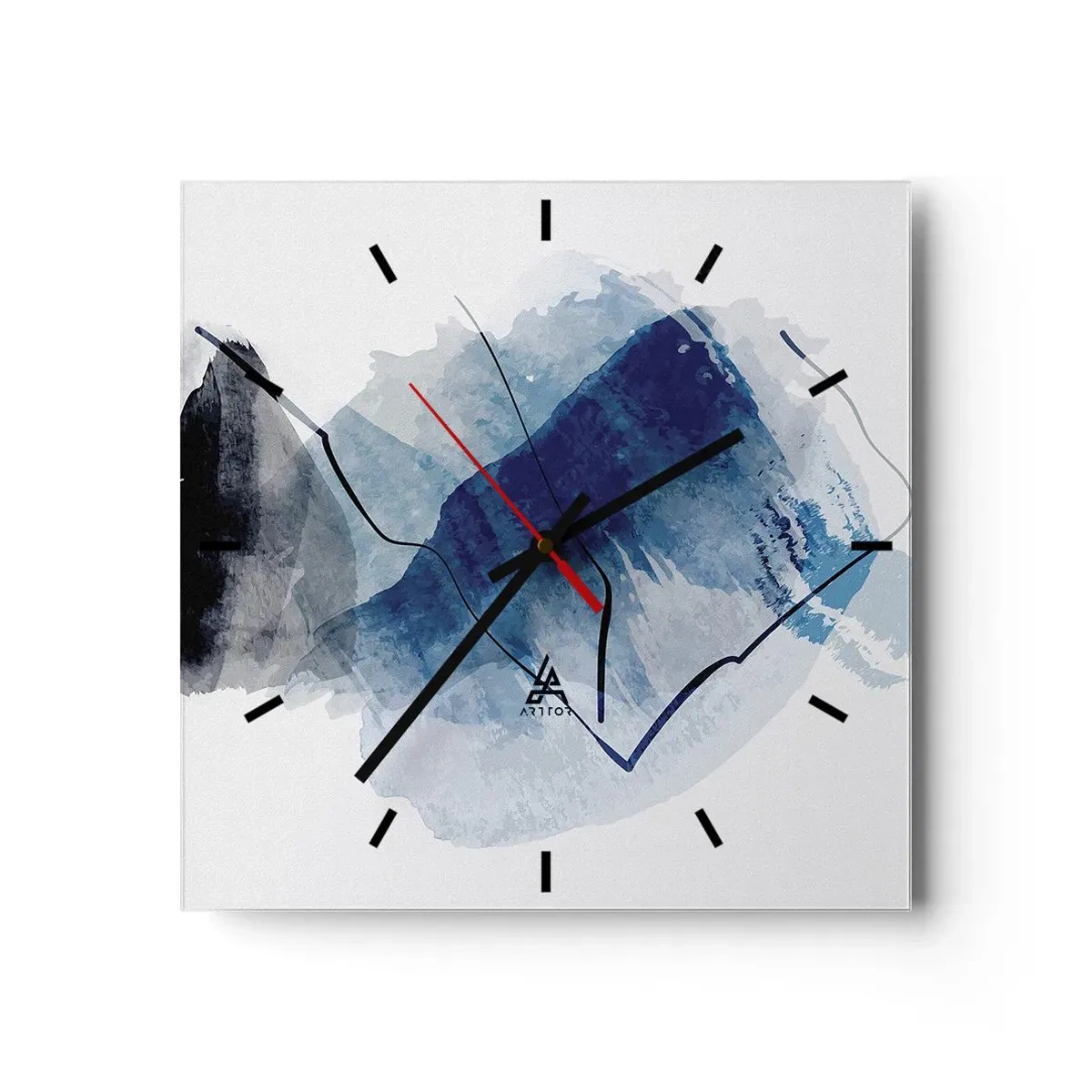 Vægur, Uret - Isbjerg - 30x30 cm