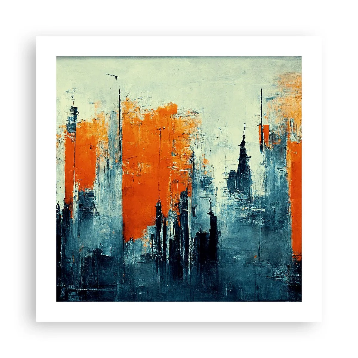 Plakat - Moderne landskab - 50x50 cm