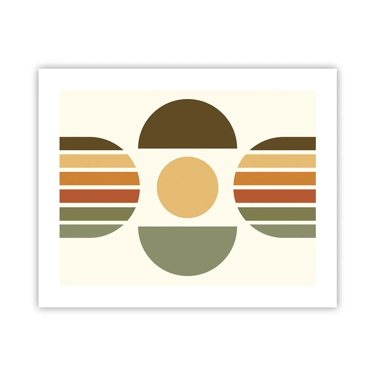 Plakat - I jordfarver - 50x40 cm
