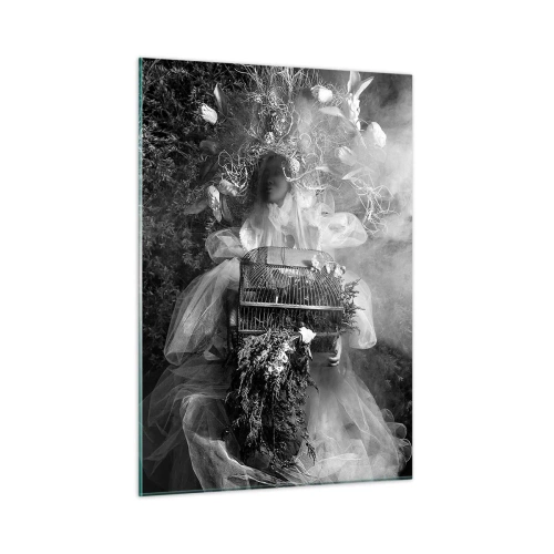 Billede på glas - Selve Moder - Naturen - 50x70 cm