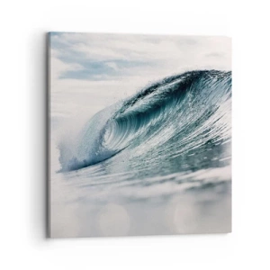 Lærredstryk - Billede på lærred - Topmøde om vand - 70x70 cm