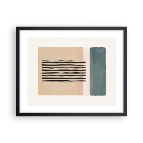 Plakat i sort ramme - Alt er i god stand - 50x40 cm