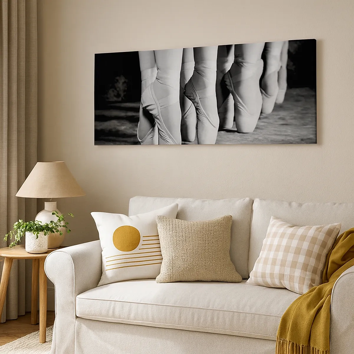 Lærredstryk - Billede på lærred - Sammen, let - 30x30 cm