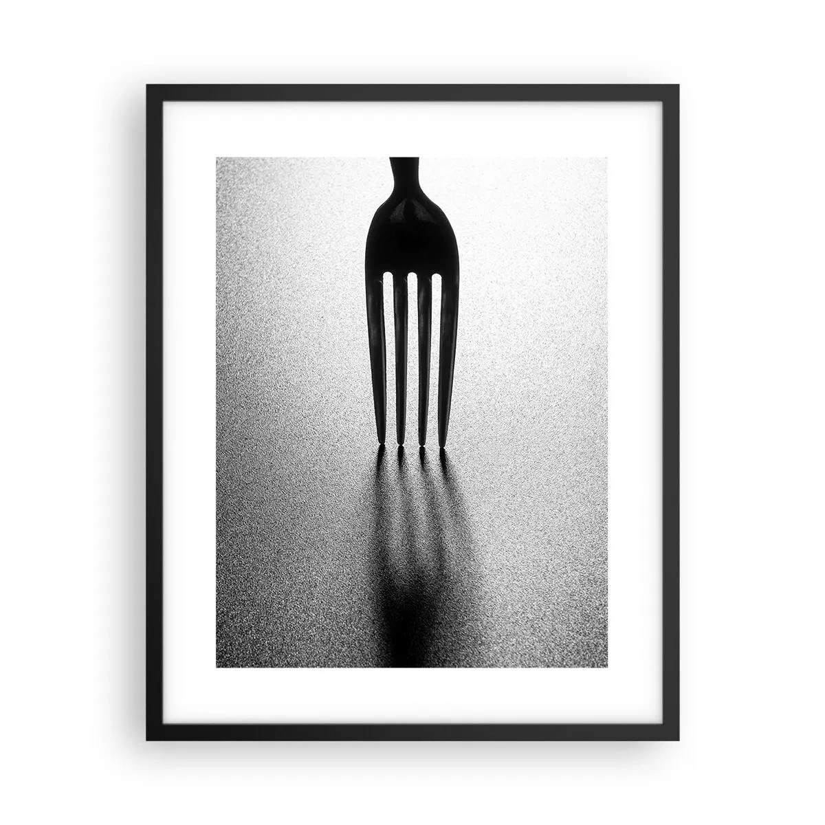 Plakat i sort ramme - Lys og skygge - 40x50 cm