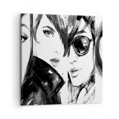 Lærredstryk - Billede på lærred - Skønhed mangedoblet - 50x50 cm