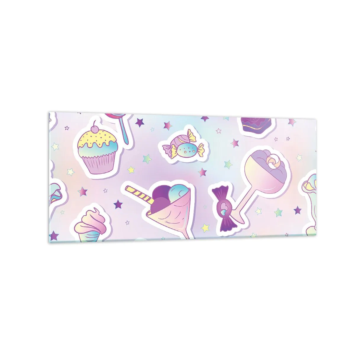 Billede på glas - At have en fødselsdag hver dag - 120x50 cm