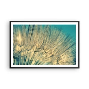 Plakat i sort ramme - Venter på vinden - 91x61 cm