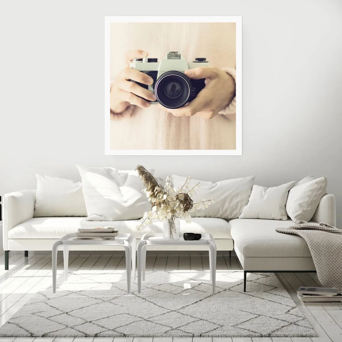 Plakat - For at se mere... - 40x40 cm