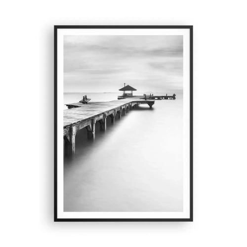 Plakat i sort ramme - Ind i det fjerne - 70x100 cm