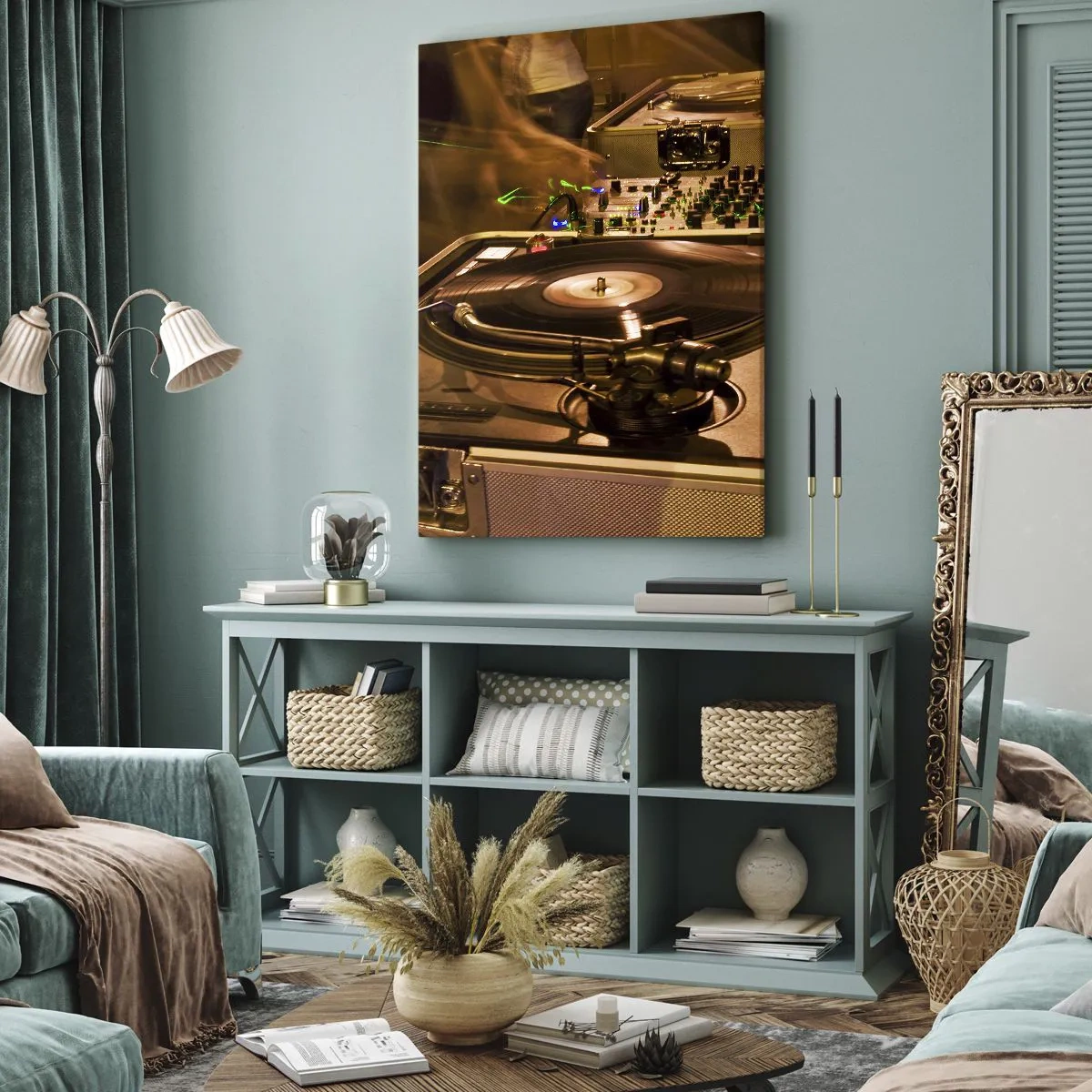 Lærredstryk - Billede på lærred - Kan du mærke kraften? - 80x120 cm