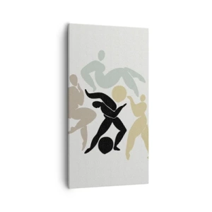 Lærredstryk - Billede på lærred - Bevægelse for sundhed og skønhed - 55x100 cm