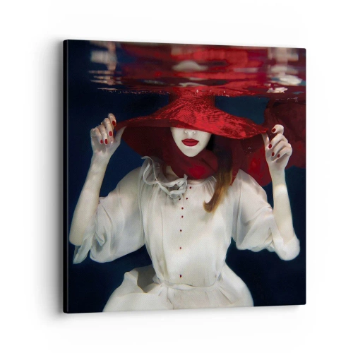 Lærredstryk - Billede på lærred - Vidunderkvinden - 40x40 cm