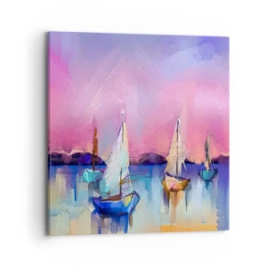 Lærredstryk - Billede på lærred - Retning: brede farvande - 70x70 cm