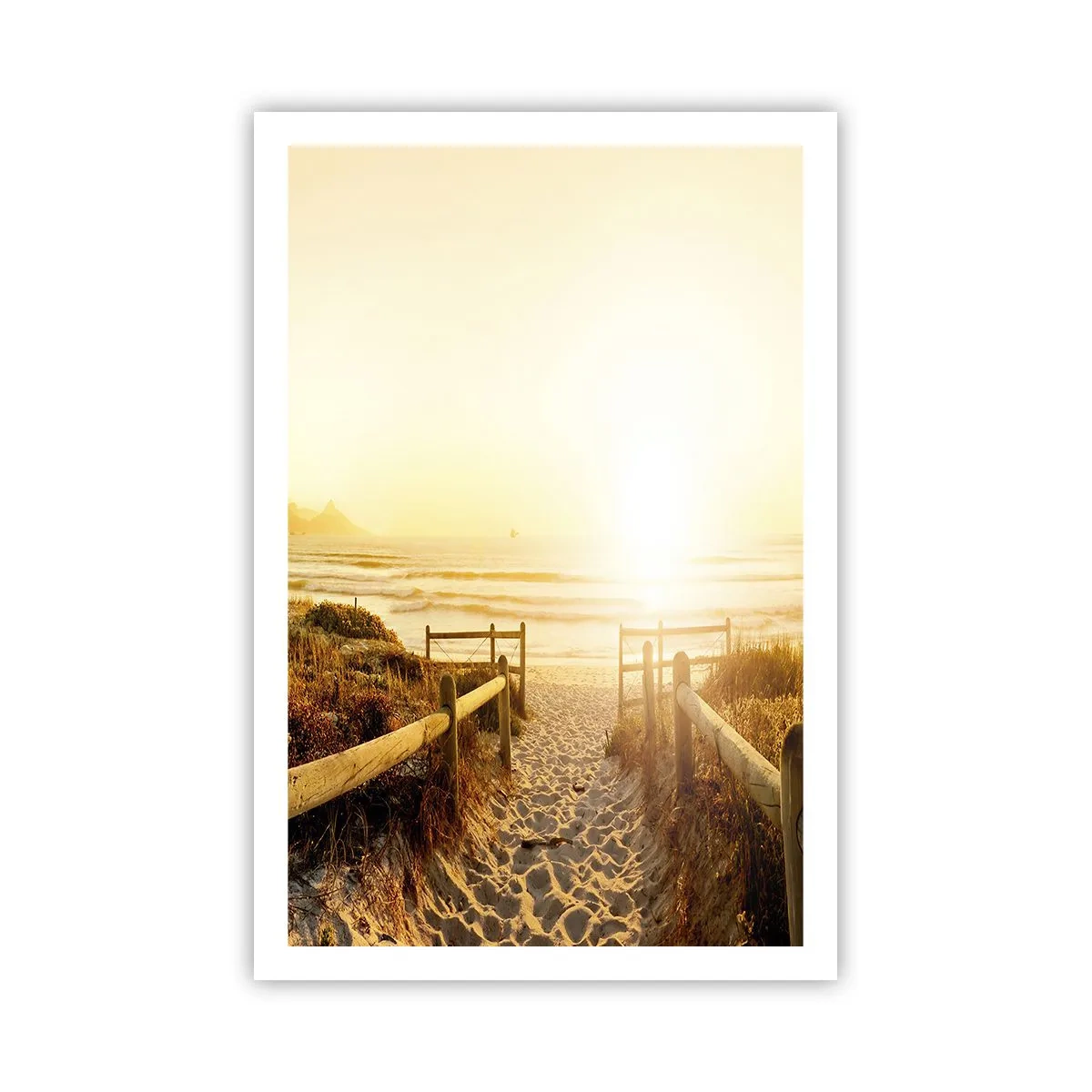 Plakat - Over klitten, mod solen - 61x91 cm