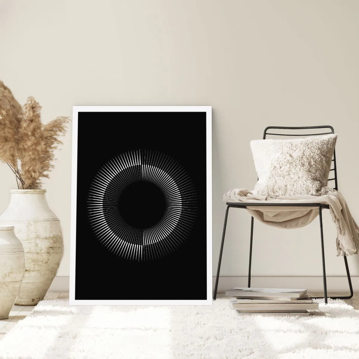 Plakat - Sort sol - 70x100 cm