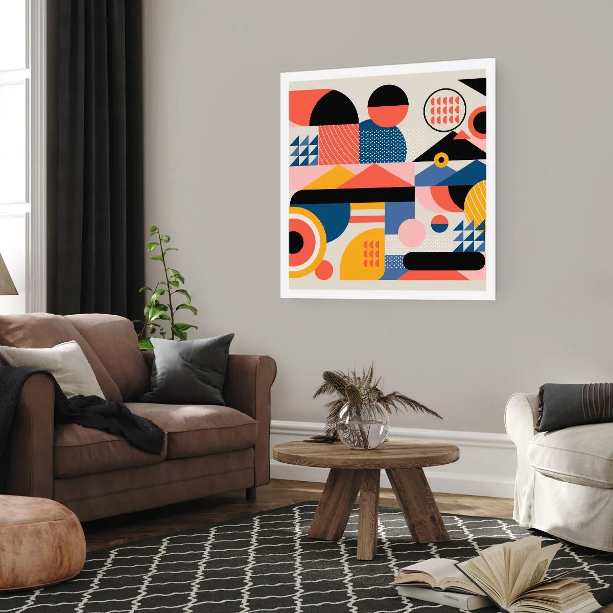 Plakat - Komposition: Leg - 30x30 cm