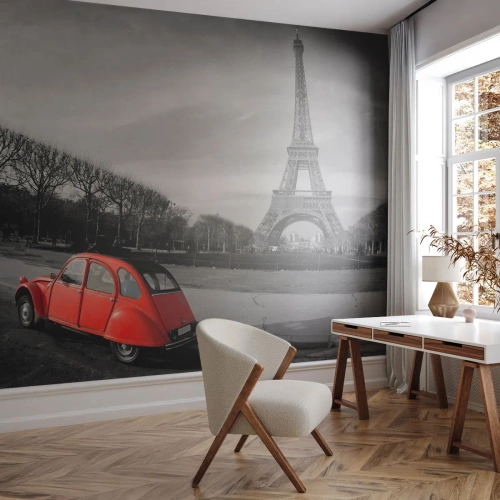 Fototapet Premium Canvas - Mere parisisk end Paris selv - By, Eiffeltårnet, Paris - 150x105 cm