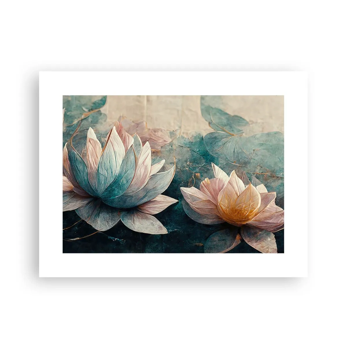 Plakat - Søens stjerner - 40x30 cm